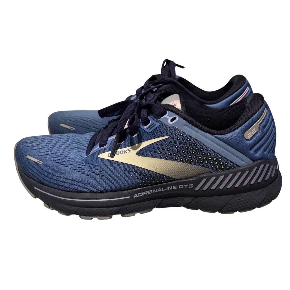 Brooks Adrenaline GTS 22 Womens Running Shoes Blue Navy 1203531B467 Size 6
